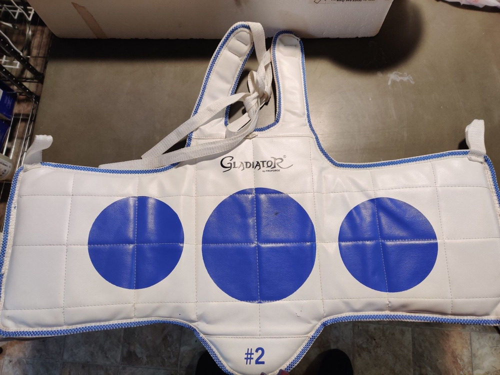 SET OF 2 ProForce TaeKwonDo Reversible Chest Protector TKD Size #2 Small